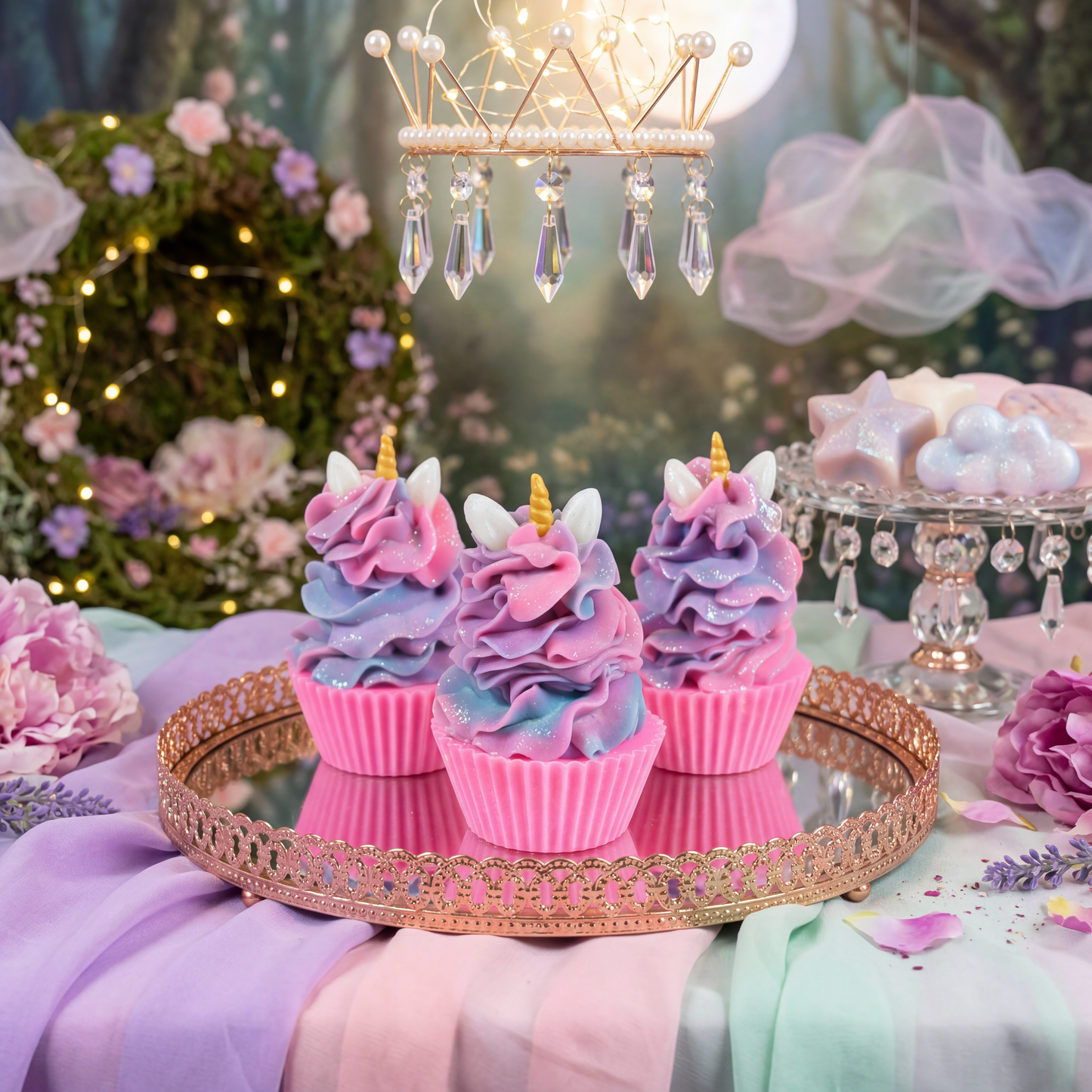 Unicorn Dreams Artisan Soap Cupcake
