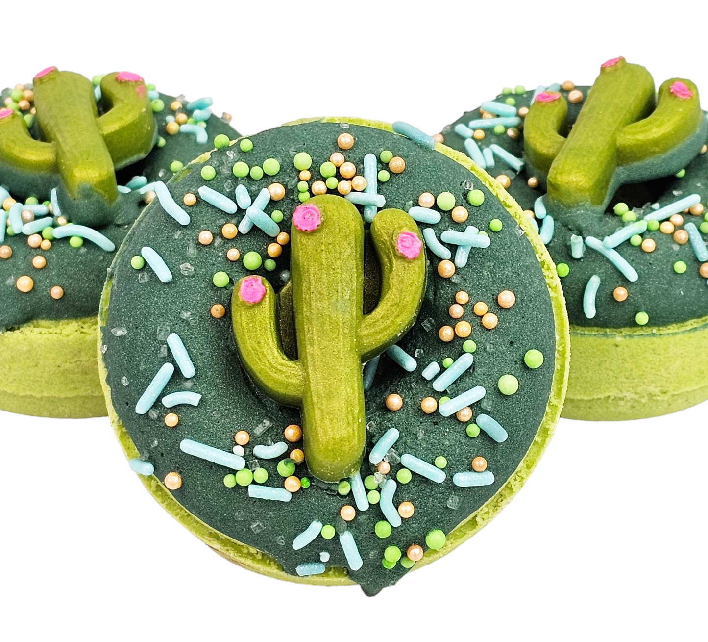 Baja Cactus Bath Bomb Donut