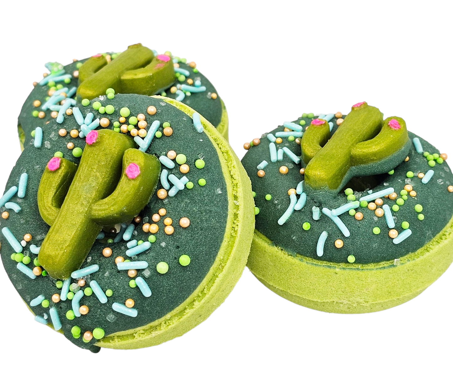 Baja Cactus Bath Bomb Donut