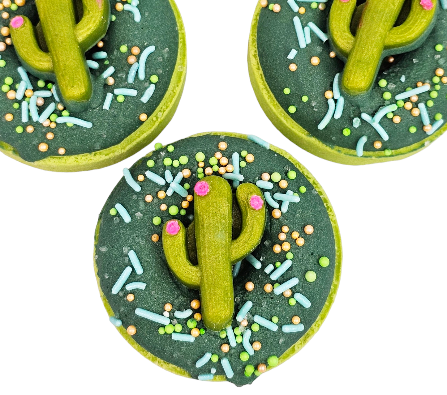 Baja Cactus Bath Bomb Donut