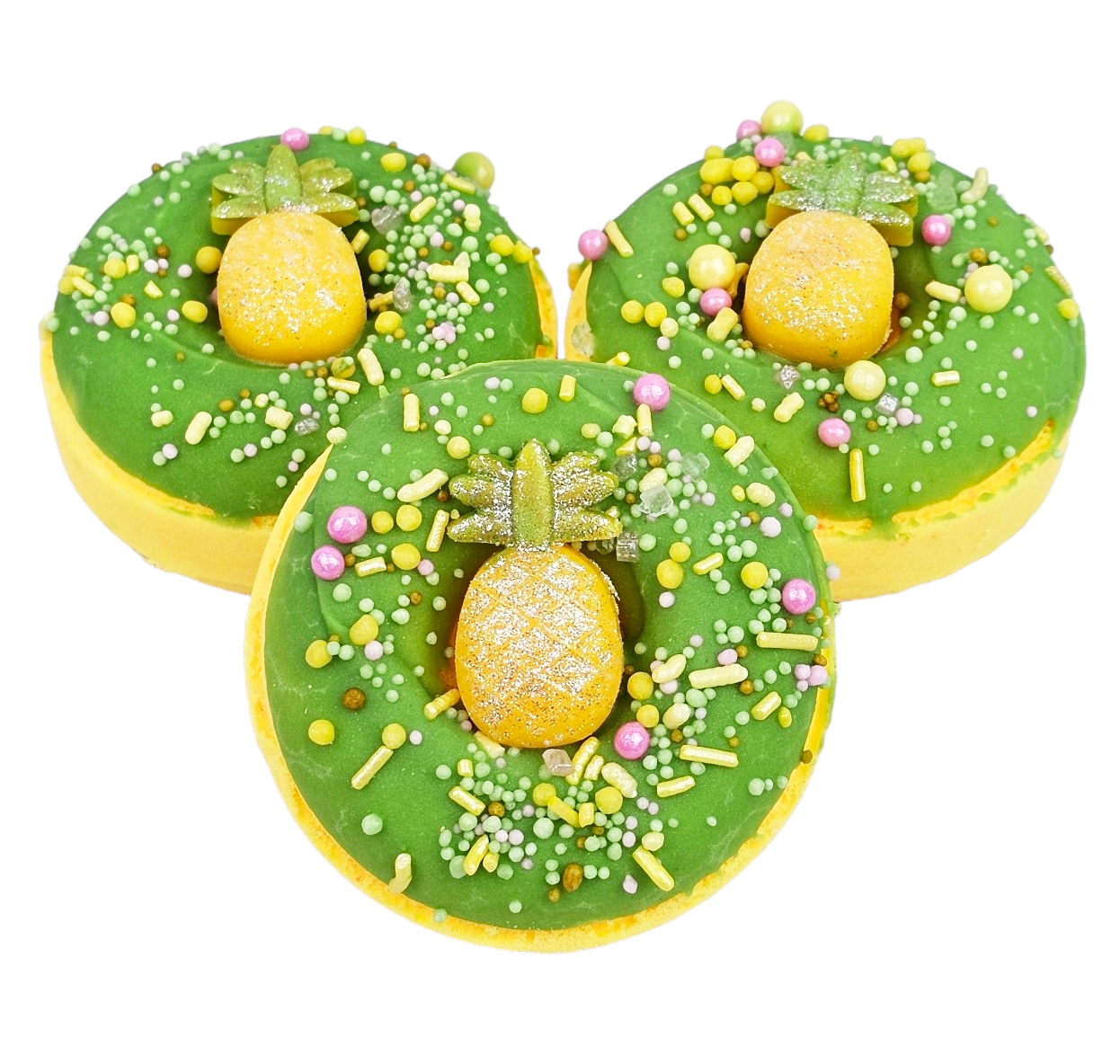 Pineapple Jasmine Bath Bomb Donut