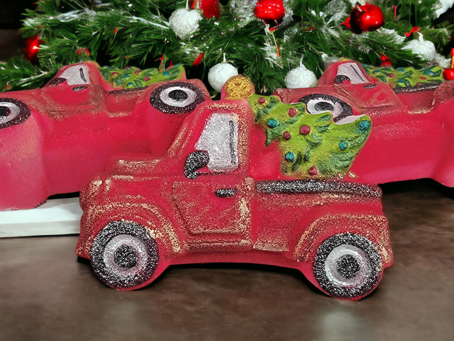 Little Red Truck Christmas Bath Bomb