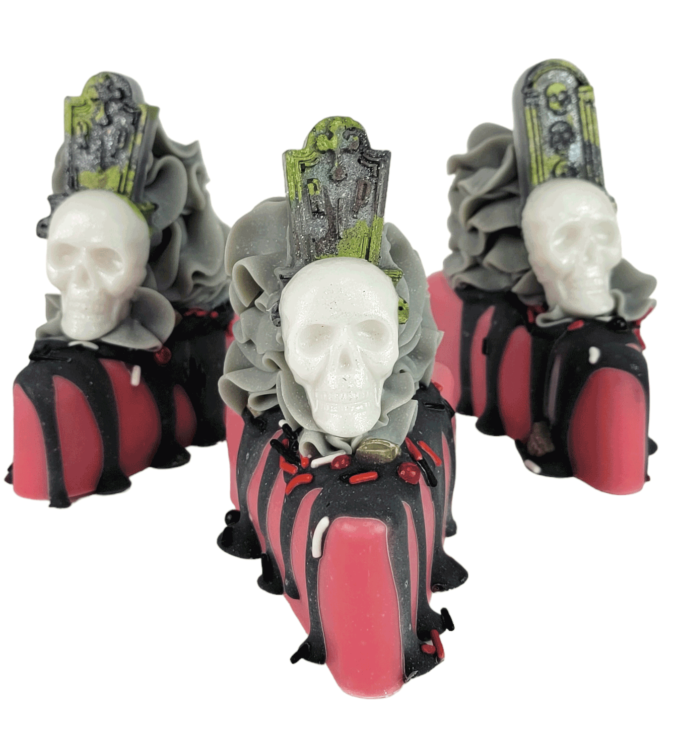 Grim Skull Artisan Soap Cake