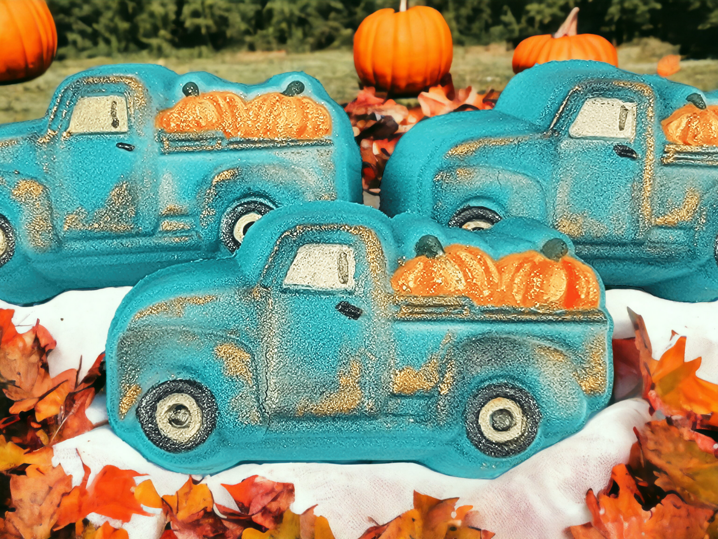 Little Blue Truck Pumpking Bath Bomb