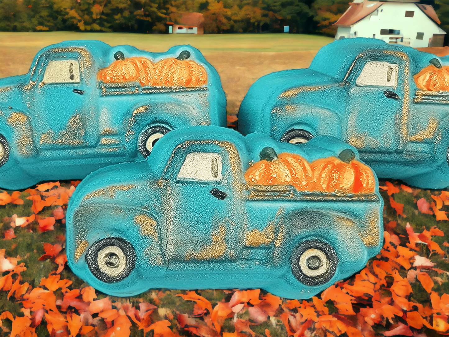Little Blue Truck Pumpking Bath Bomb