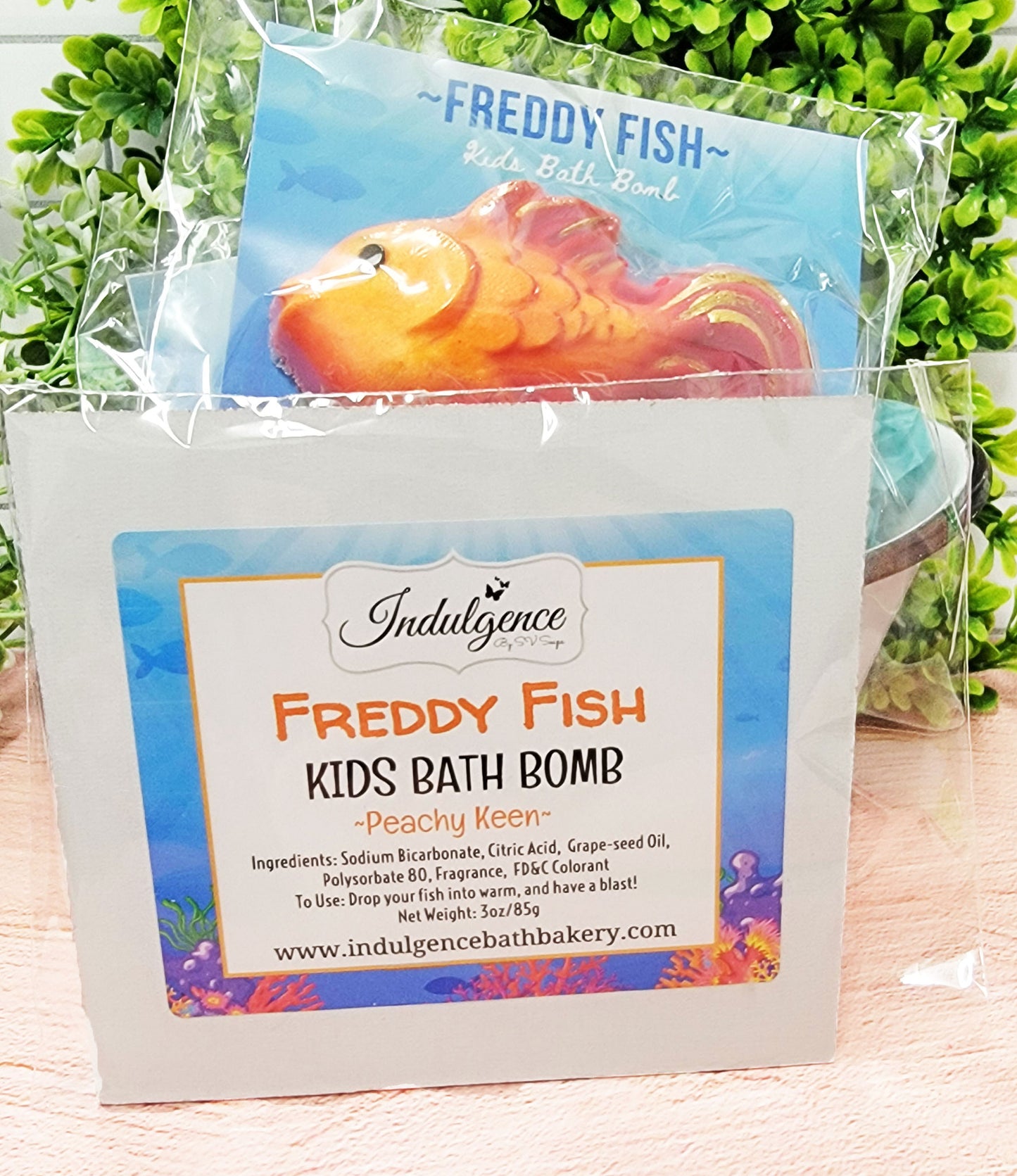 Freddy Fish Kids Bath Bomb