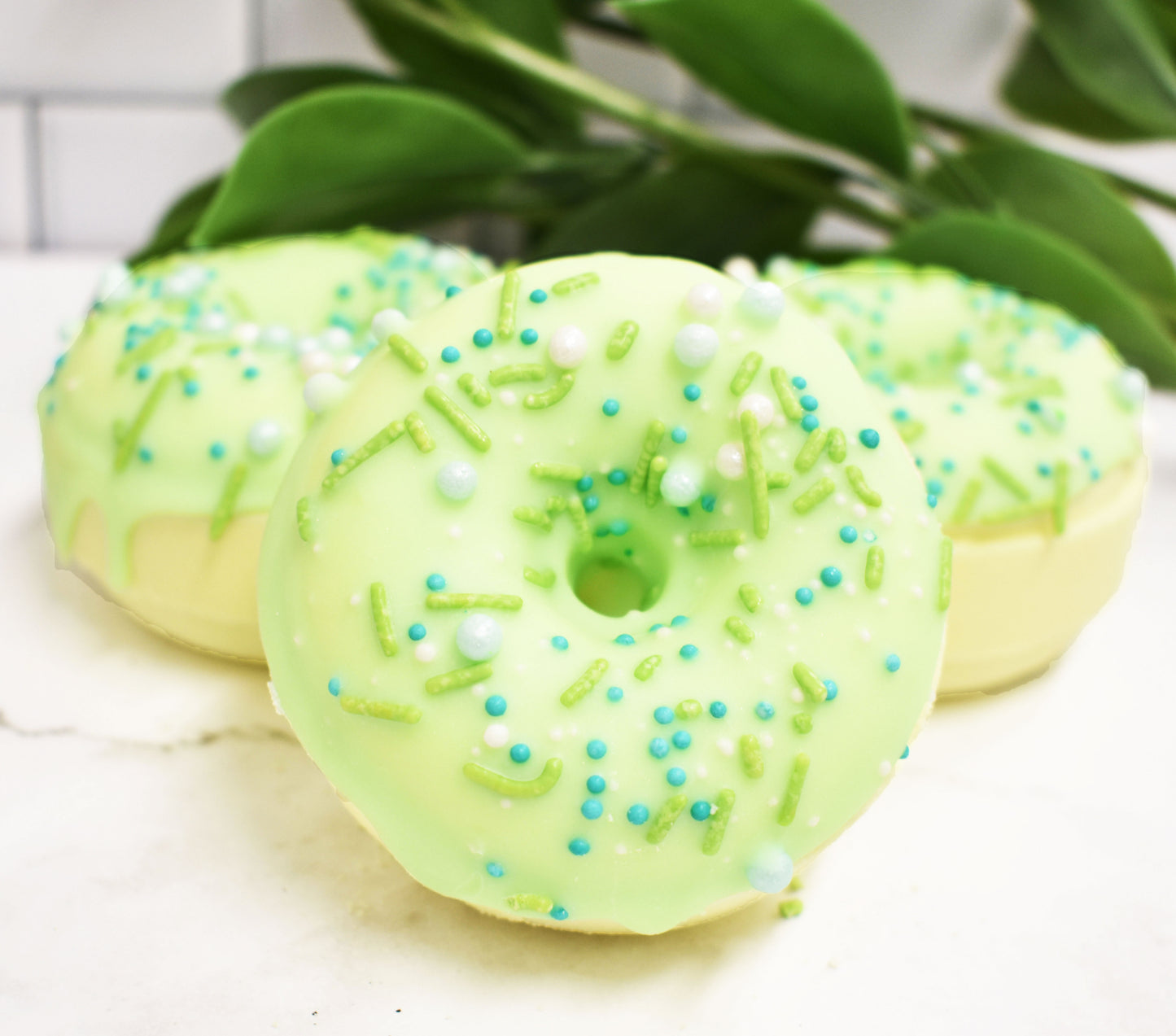 Lemon Cake Donut Bath Bomb