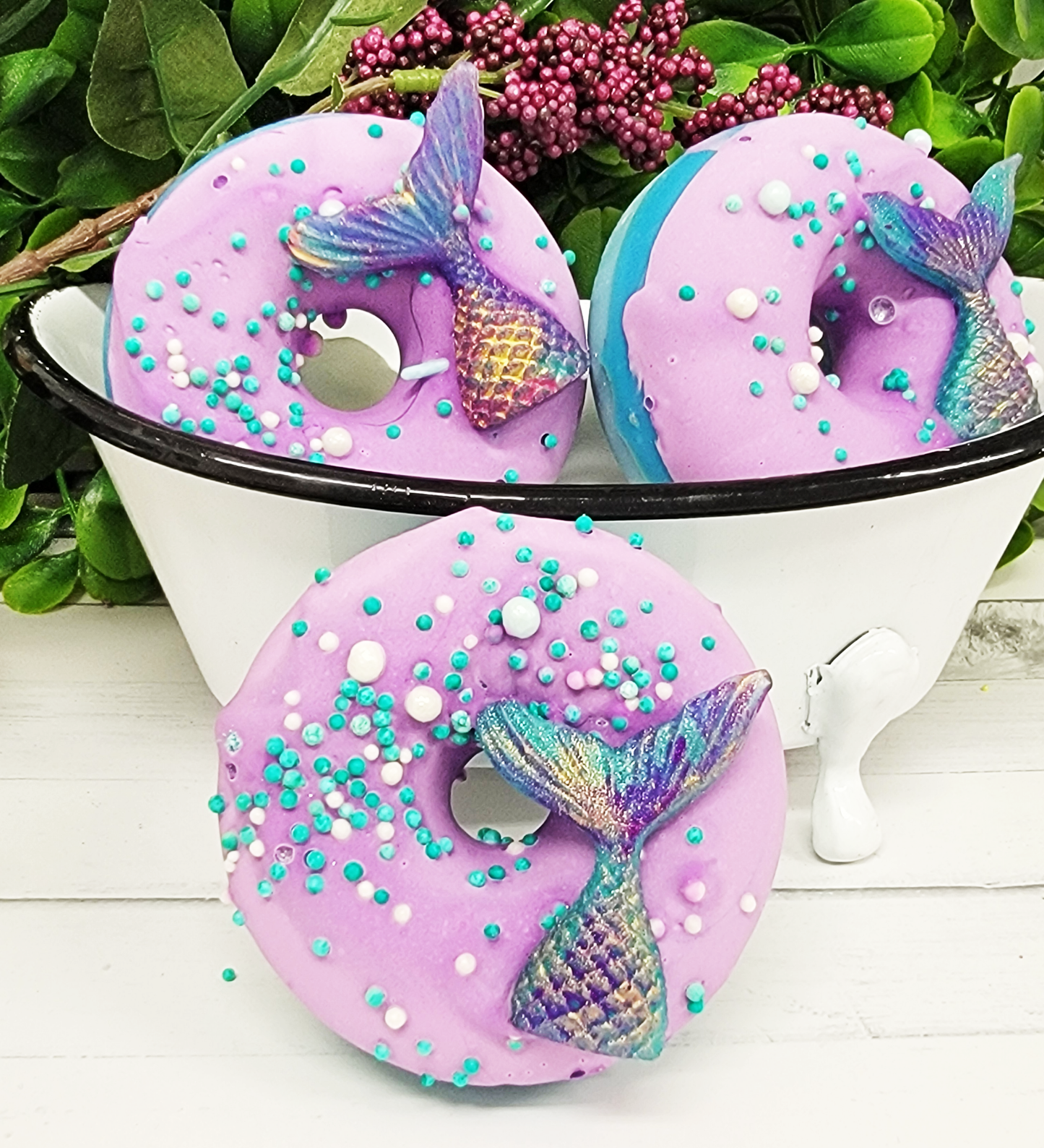 Mermaid Kisses Soap Donut