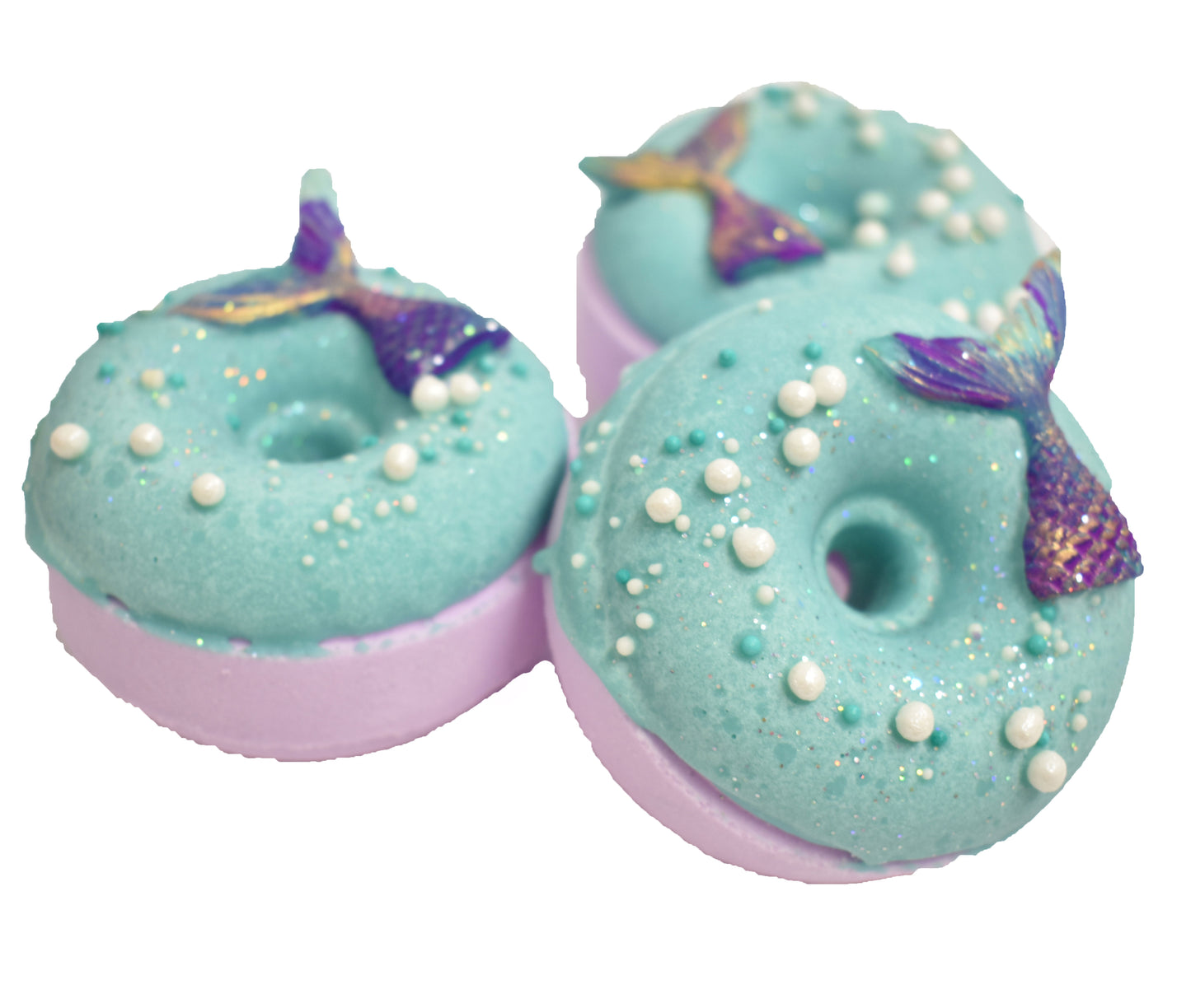 Mermaid Kisses Bath Bomb Donut