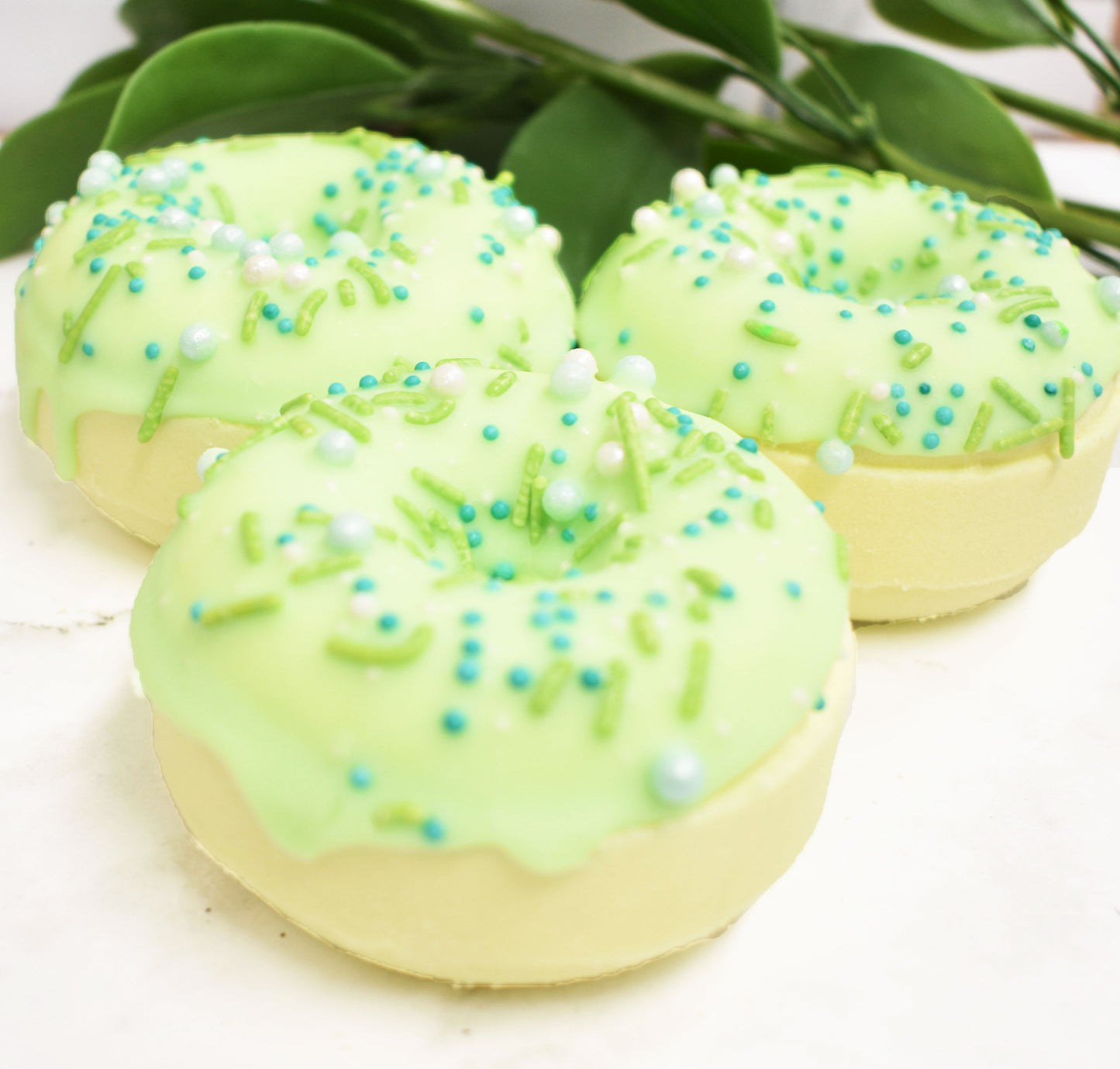 Lemon Cake Donut Bath Bomb