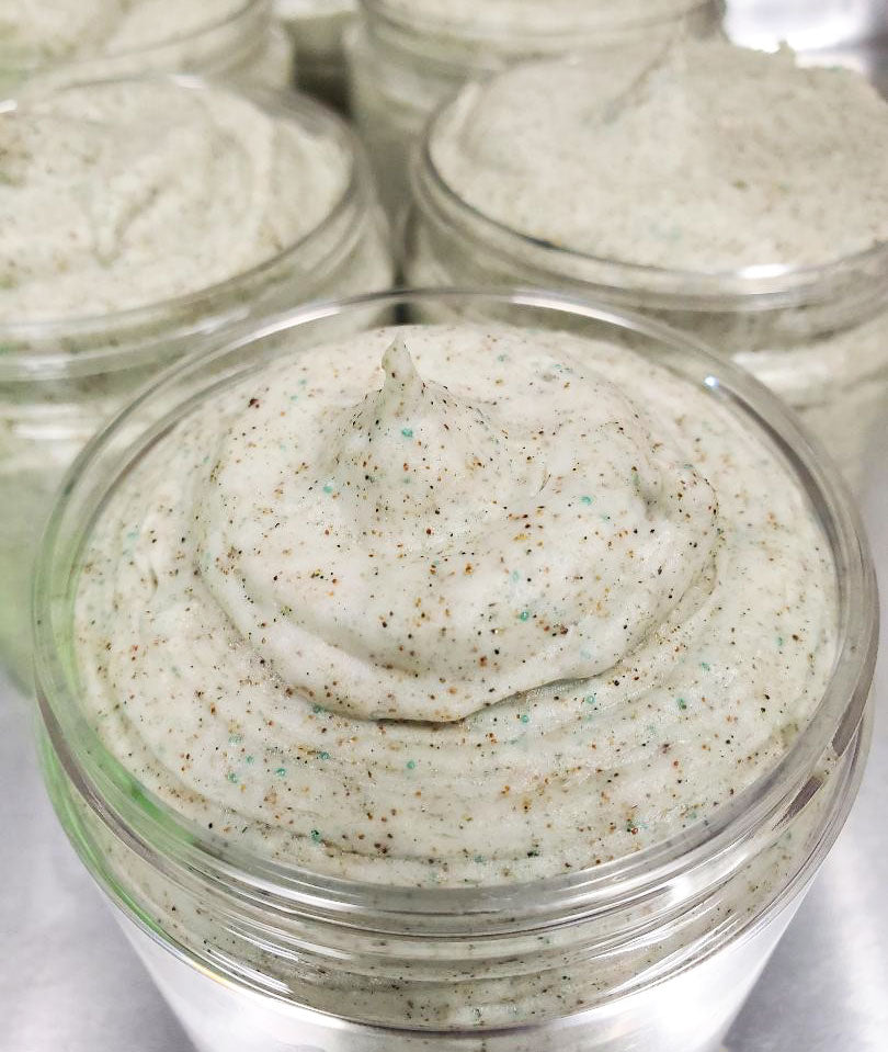 Peppermint Tea Tree Whipped Face & Body Scrub