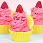 Strawberry Limoncello Artisan Soap Cupcake
