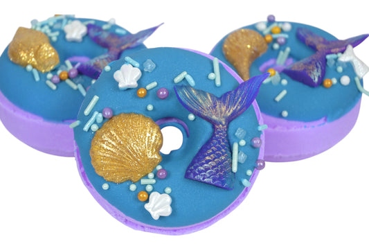 Mermaid Kisses Bath Bomb Donut