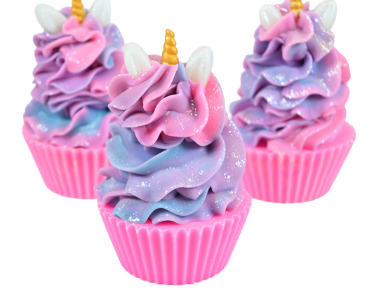 Unicorn Dreams Artisan Soap Cupcake