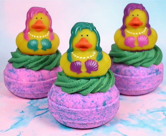 Mermaid Duck Donut Bath Bomb
