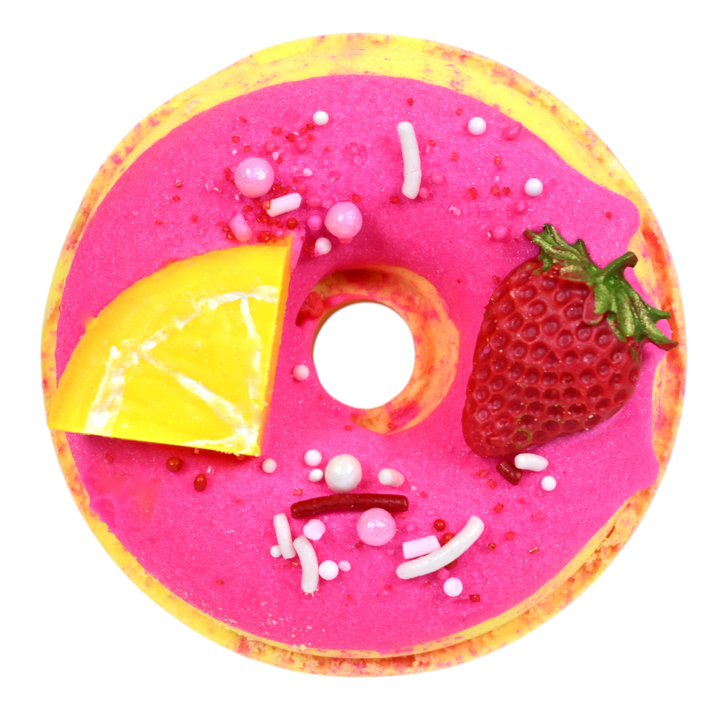 Strawberry Limoncello Bath Bomb Donut