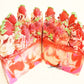 Strawberry Bliss Soap Cake Slice